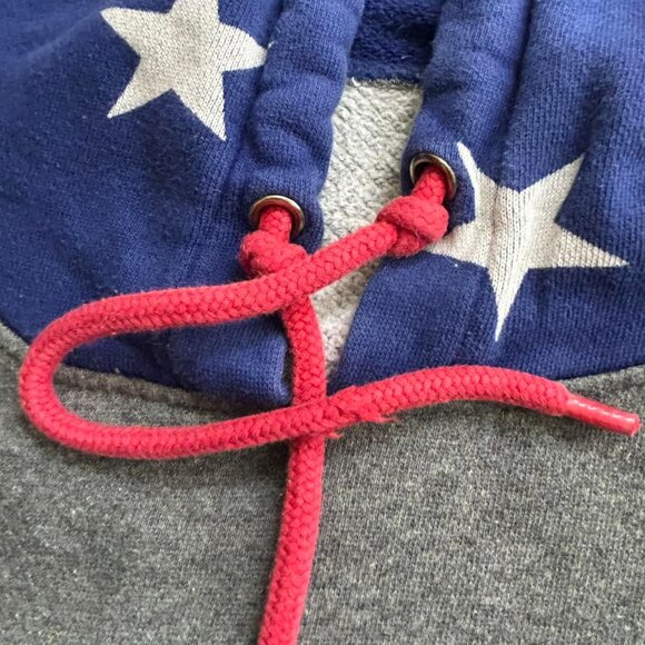 BDG Urban Outfitter Patriotic Style Red White and BlueCasual Hoodie Size L - Picture 5 of 9